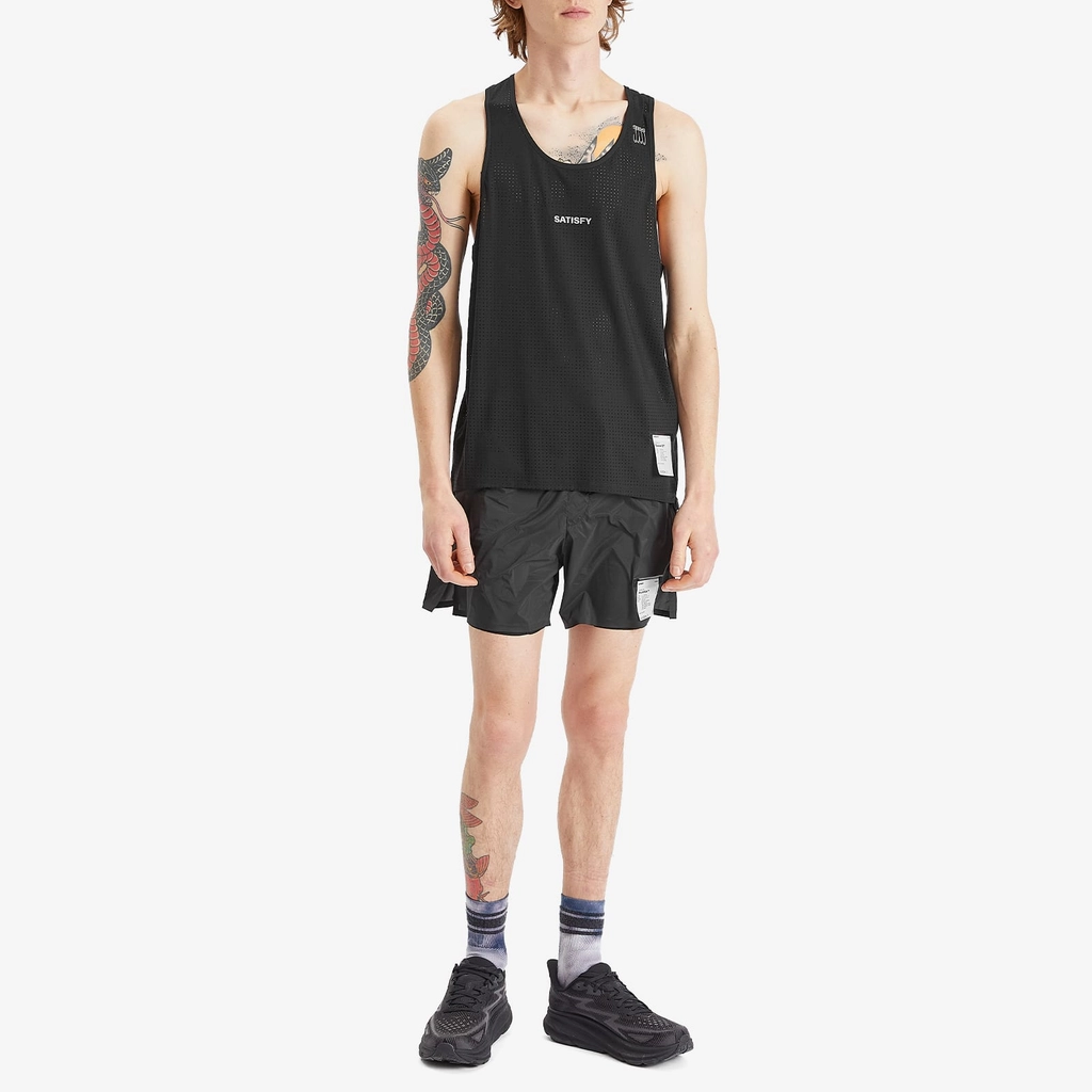 Satisfy Men's Space-O™ Singlet Black