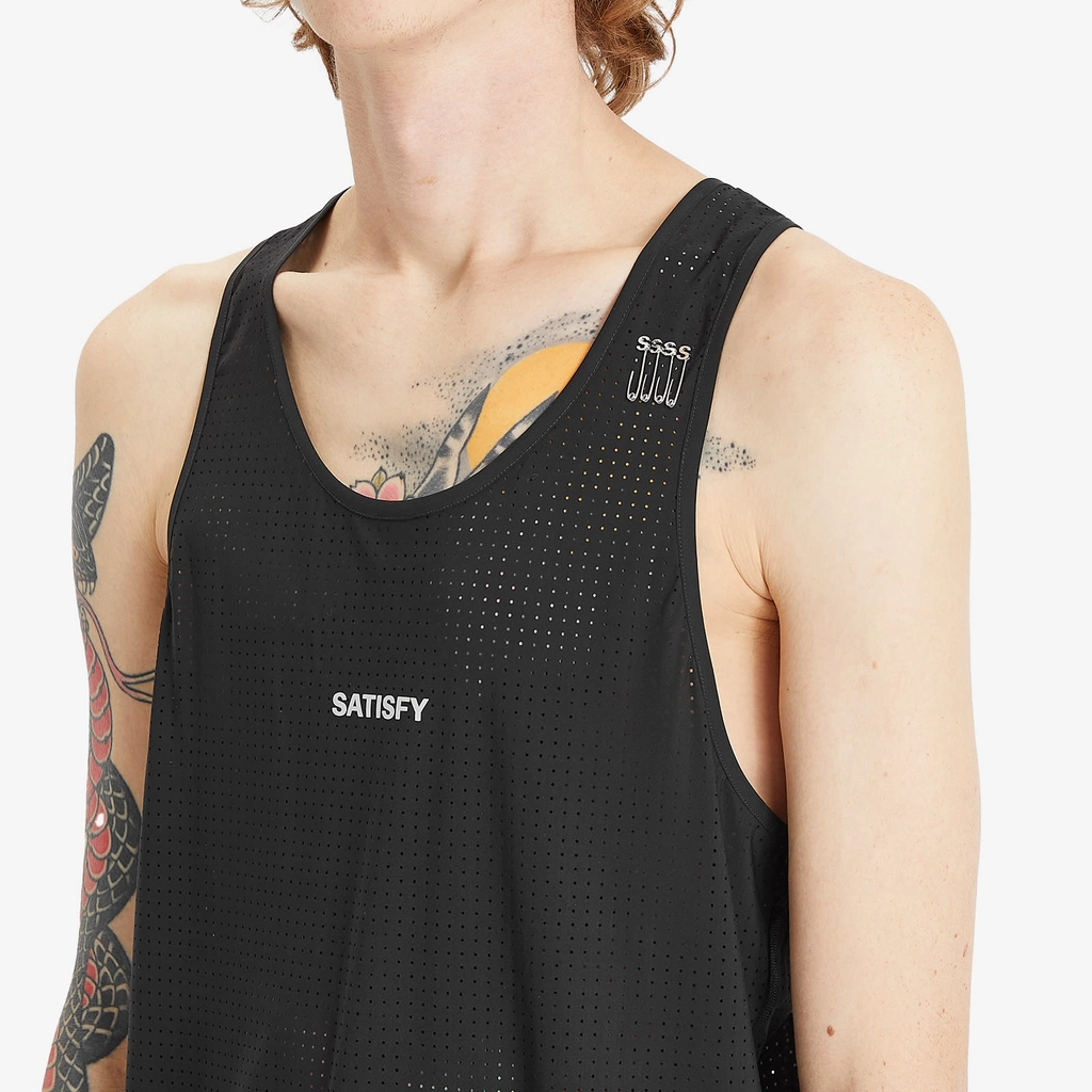 Satisfy Men's Space-O™ Singlet Black