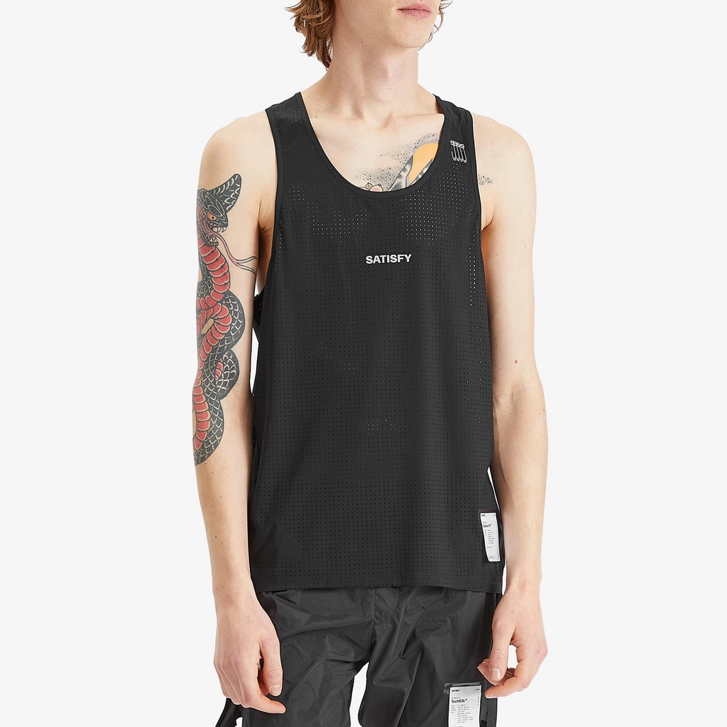 Satisfy Men's Space-O™ Singlet Black