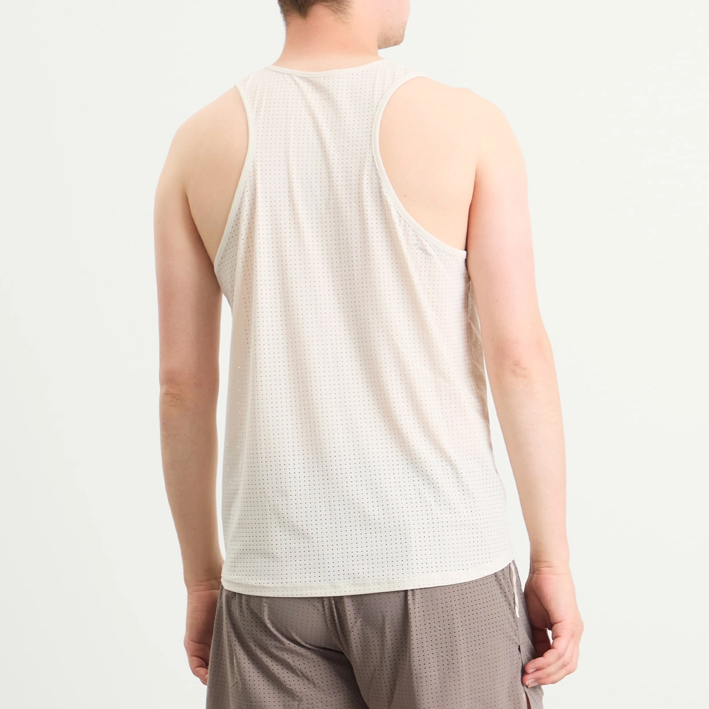 Satisfy Men's Space-O Singlet Off-White