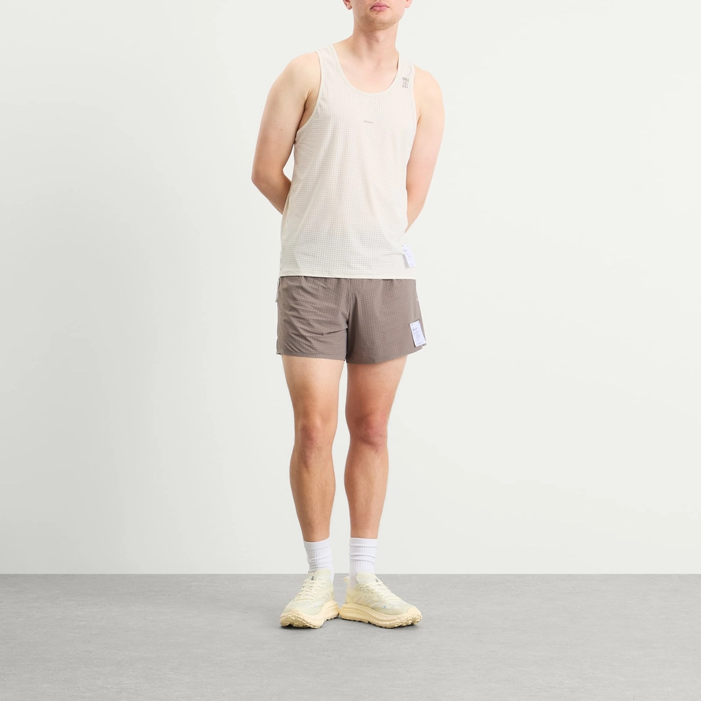 Satisfy Men's Space-O Singlet Off-White