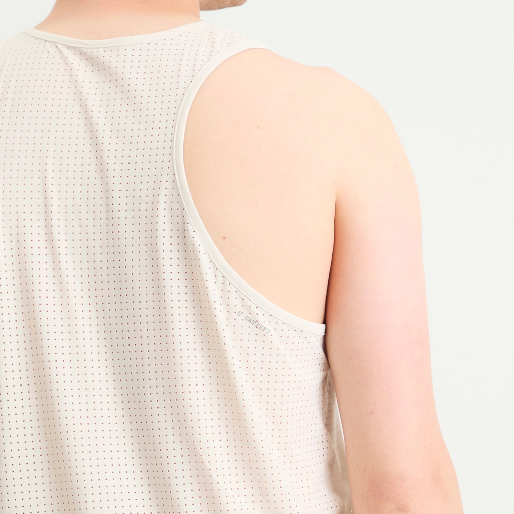 Satisfy Men's Space-O Singlet Off-White