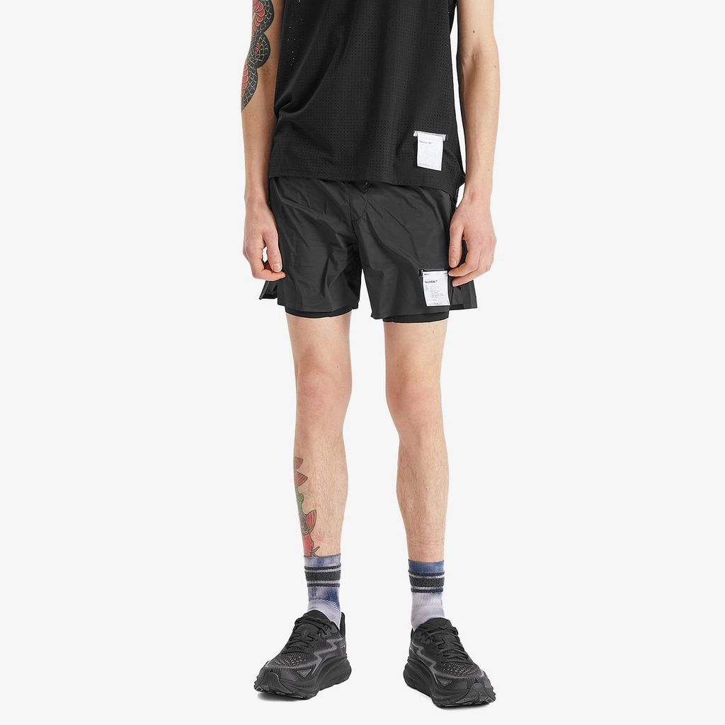 Satisfy Men's TechSilk  5  Shorts Black