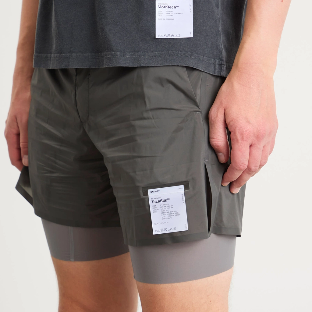 Satisfy Men's TechSilk  5" Shorts Raven