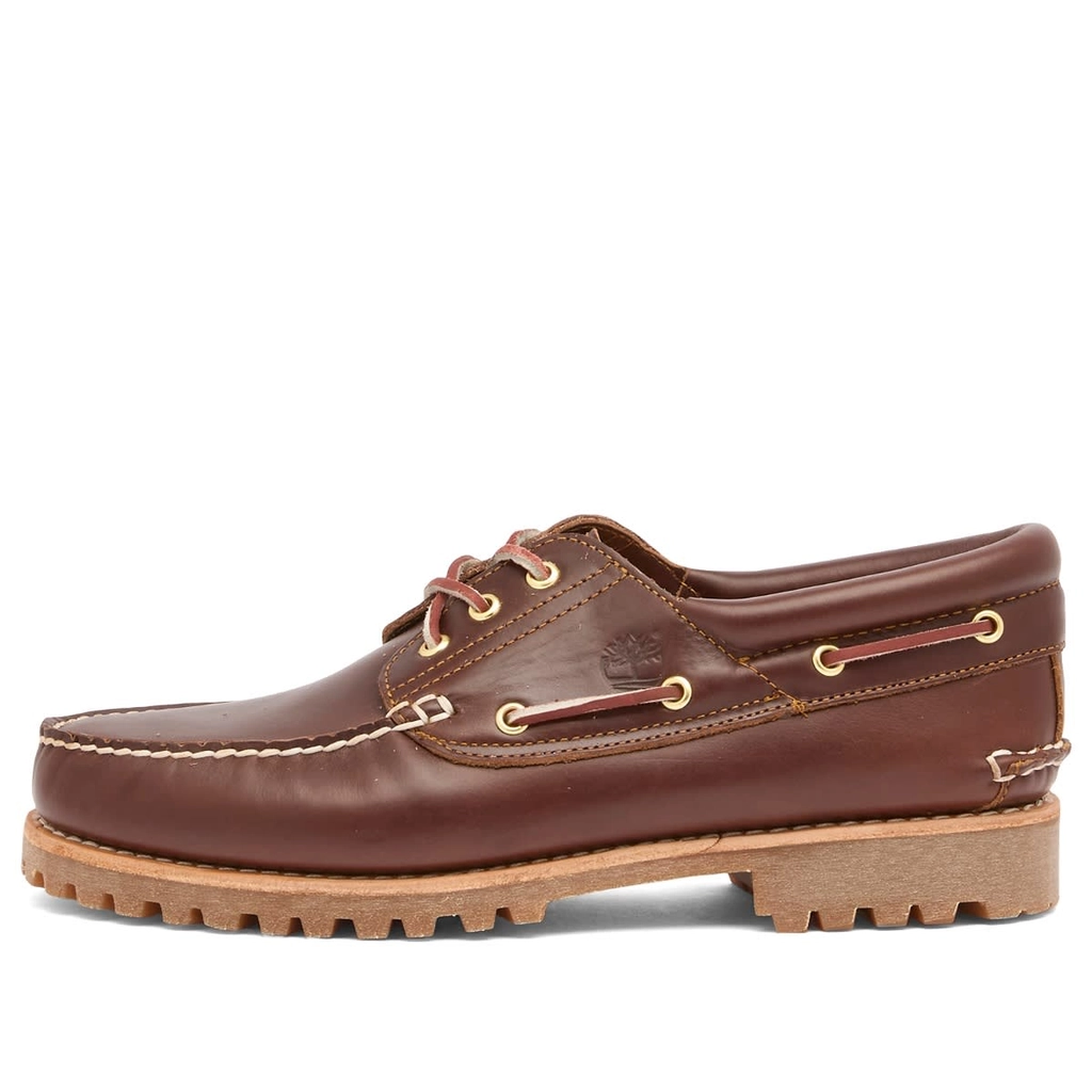 Timberland Men's 3-Eye Classic Lug Shoe Medium Brown Full Grain