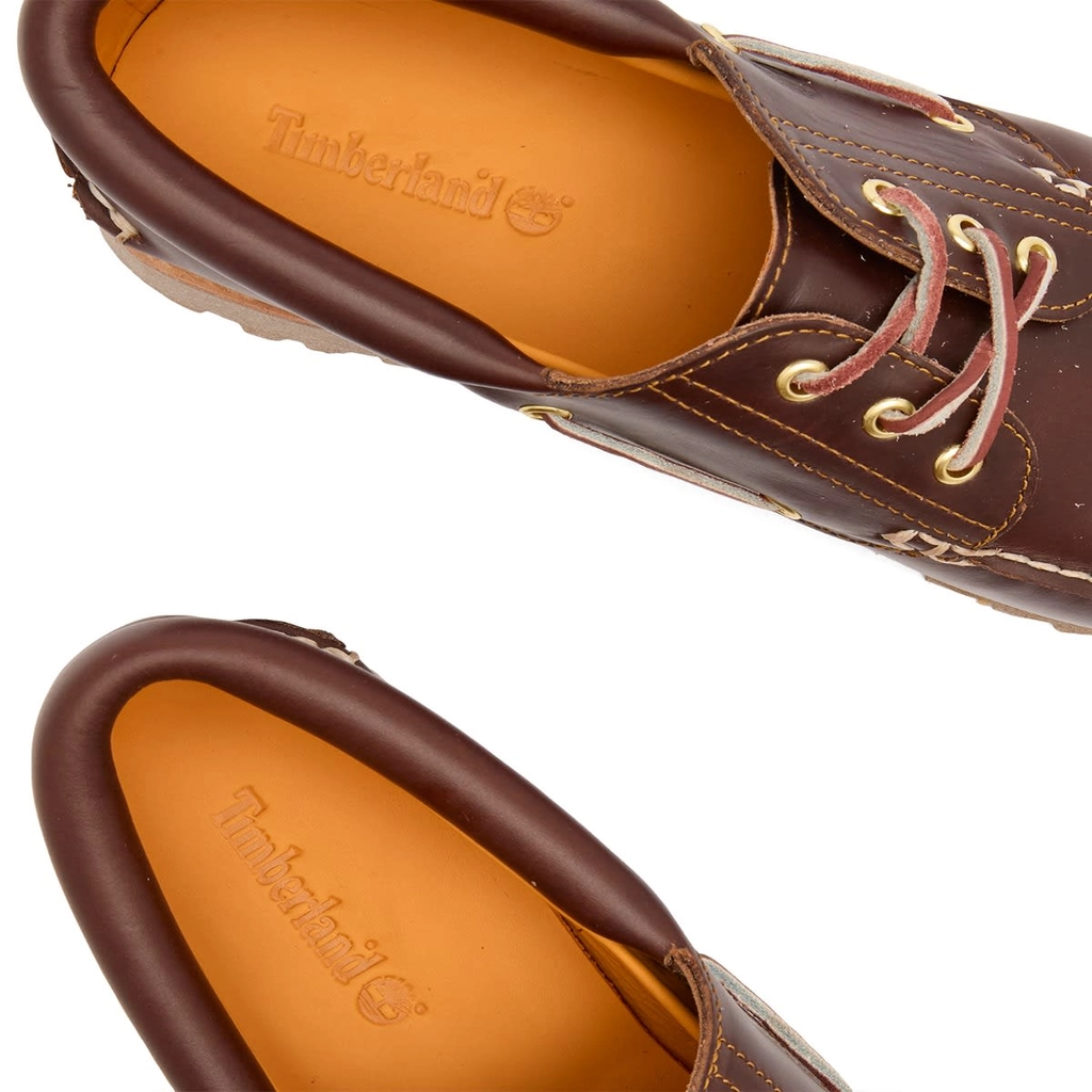 Timberland Men's 3-Eye Classic Lug Shoe Medium Brown Full Grain