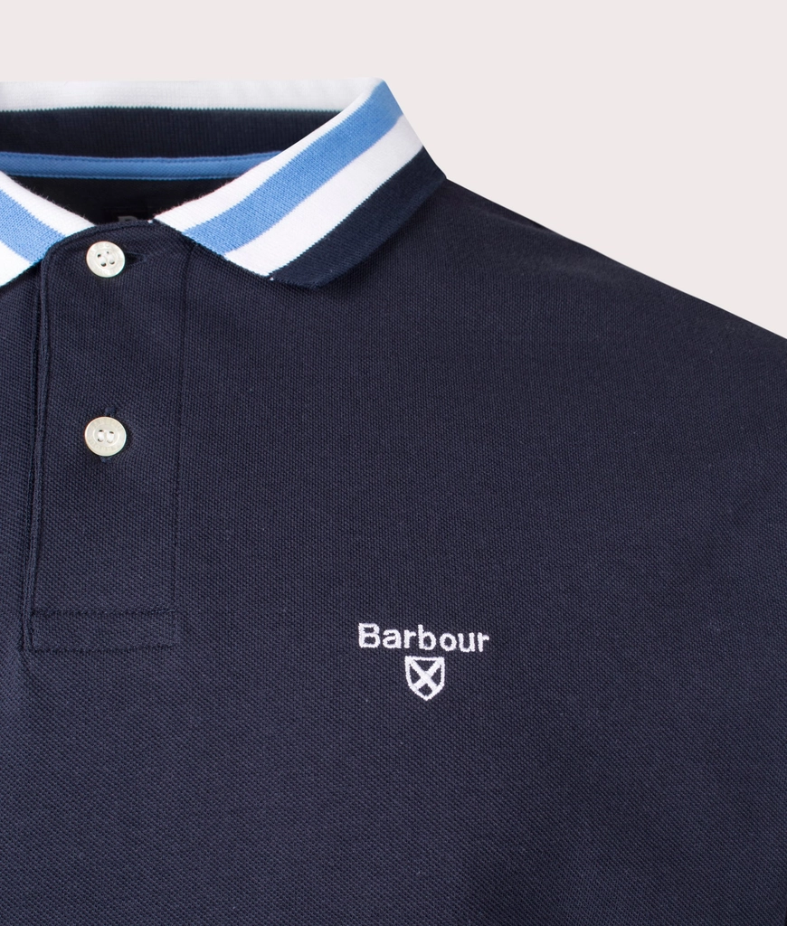 Barbour Mens Hawkesmoor Tipped Polo Shirt
