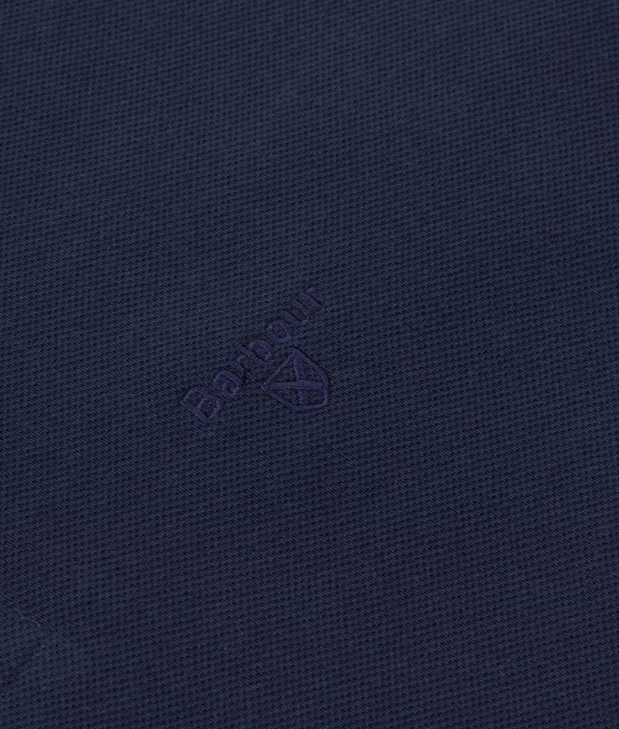 Barbour Mens Long Sleeve Tartan Placket Polo Shirt