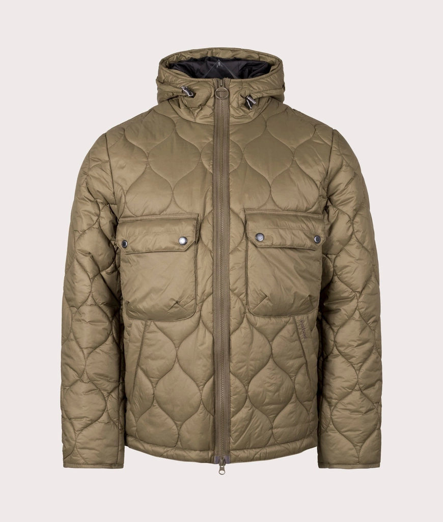Barbour Mens Re-Engineered Hooded Spey Quilted Jacket