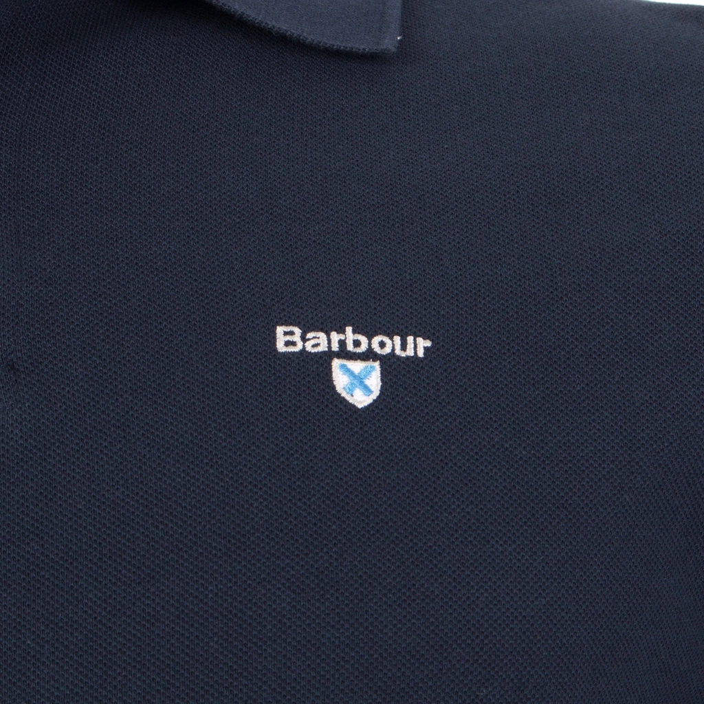 Barbour Mens Tartan Placket Pique Polo