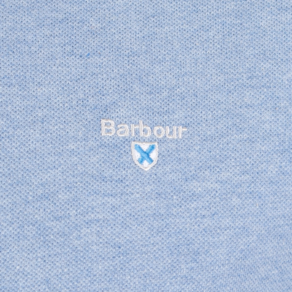 Barbour Mens Tartan Placket Pique Polo