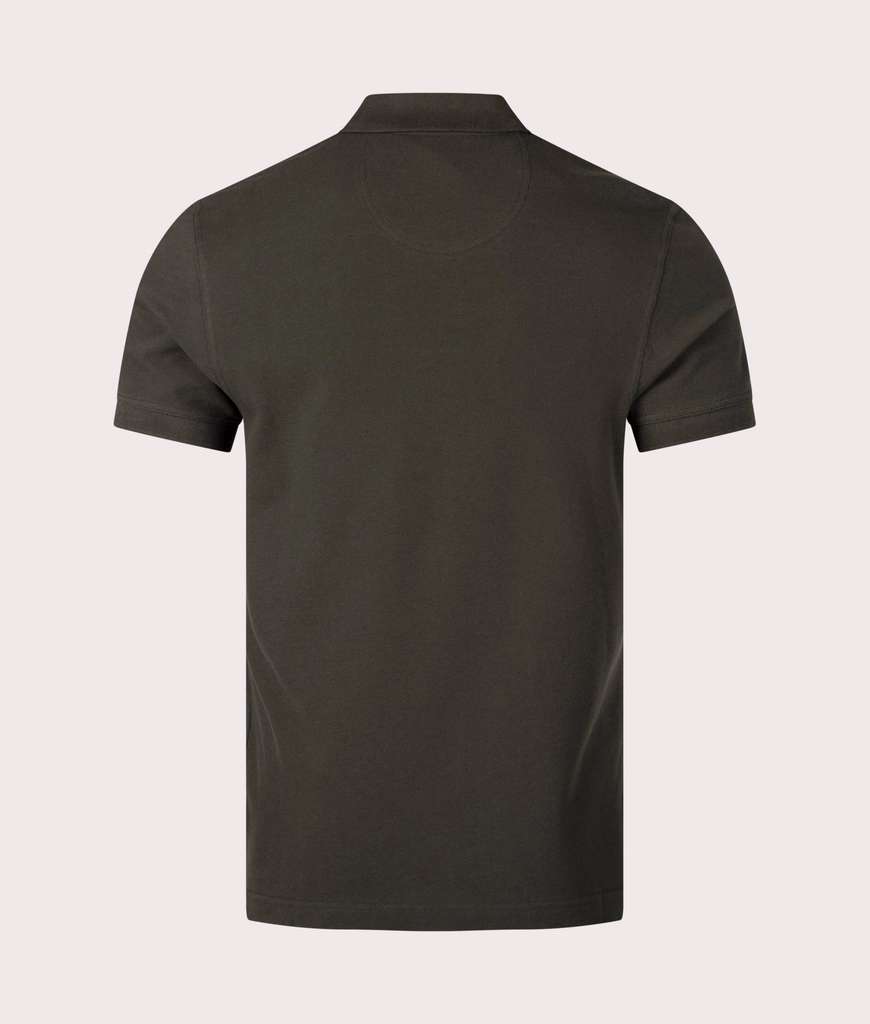 Barbour Mens Tartan Pique Polo Shirt