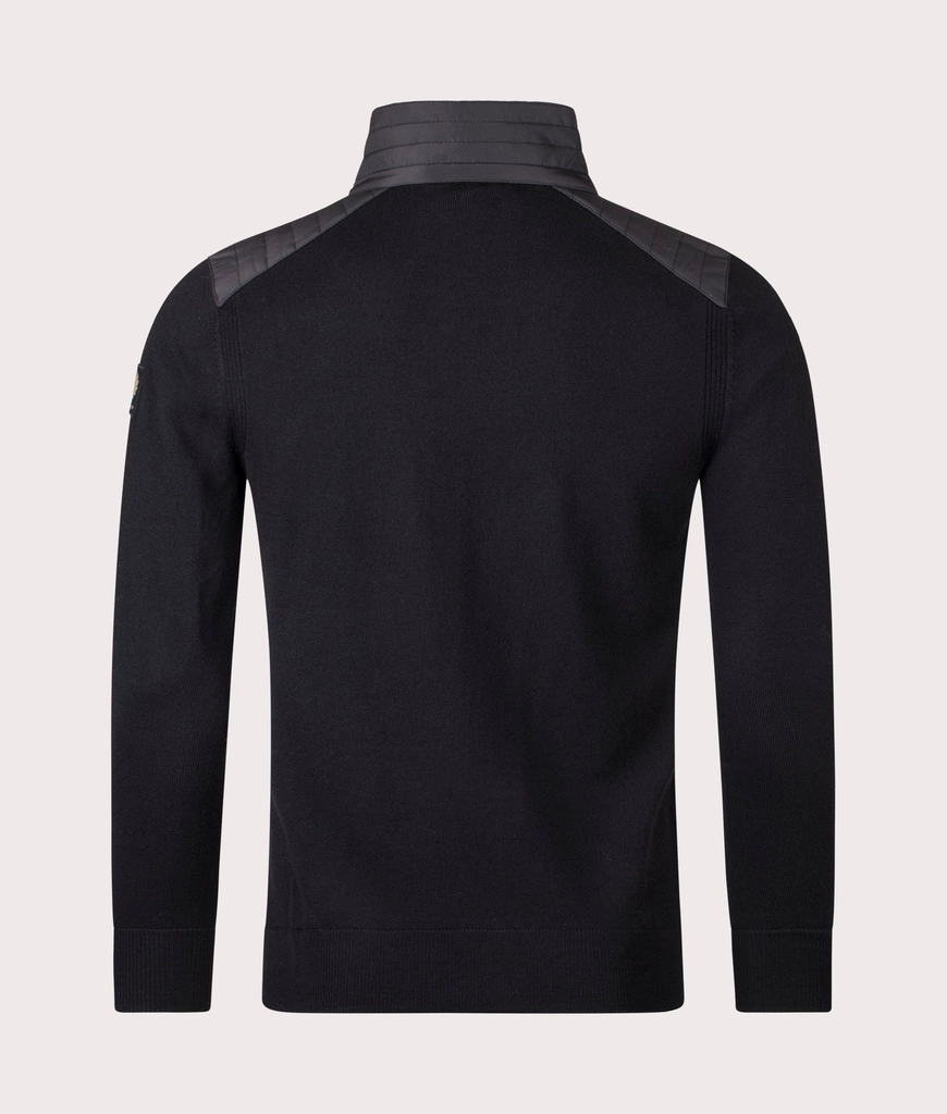 Belstaff Mens Kilmington Quarter Zip Jumper