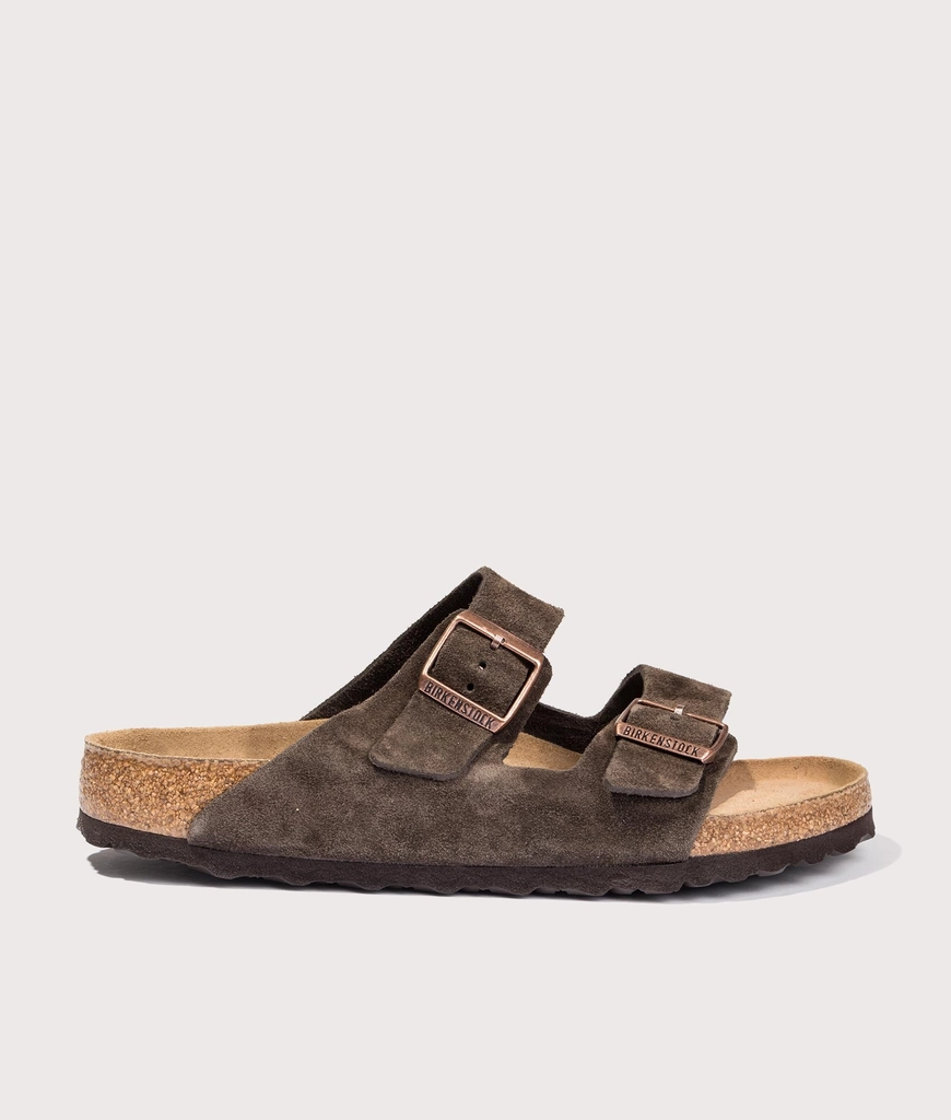 Birkenstock Mens Arizona Suede Leather Sandals