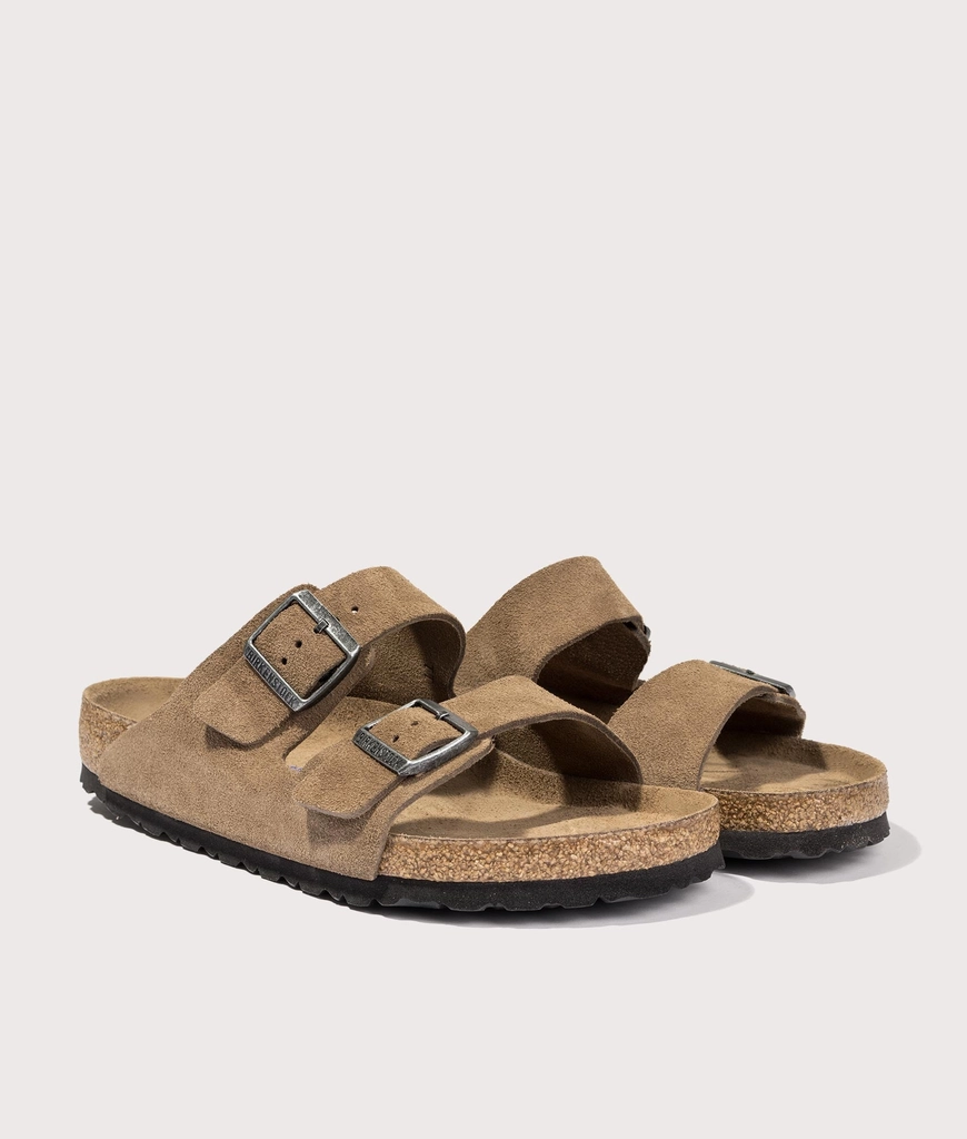 Birkenstock Mens Arizona Suede Leather Sandals