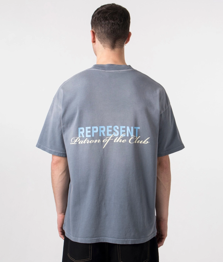 Represent Mens Oversized Fit Patron Of The Club T-Shirt