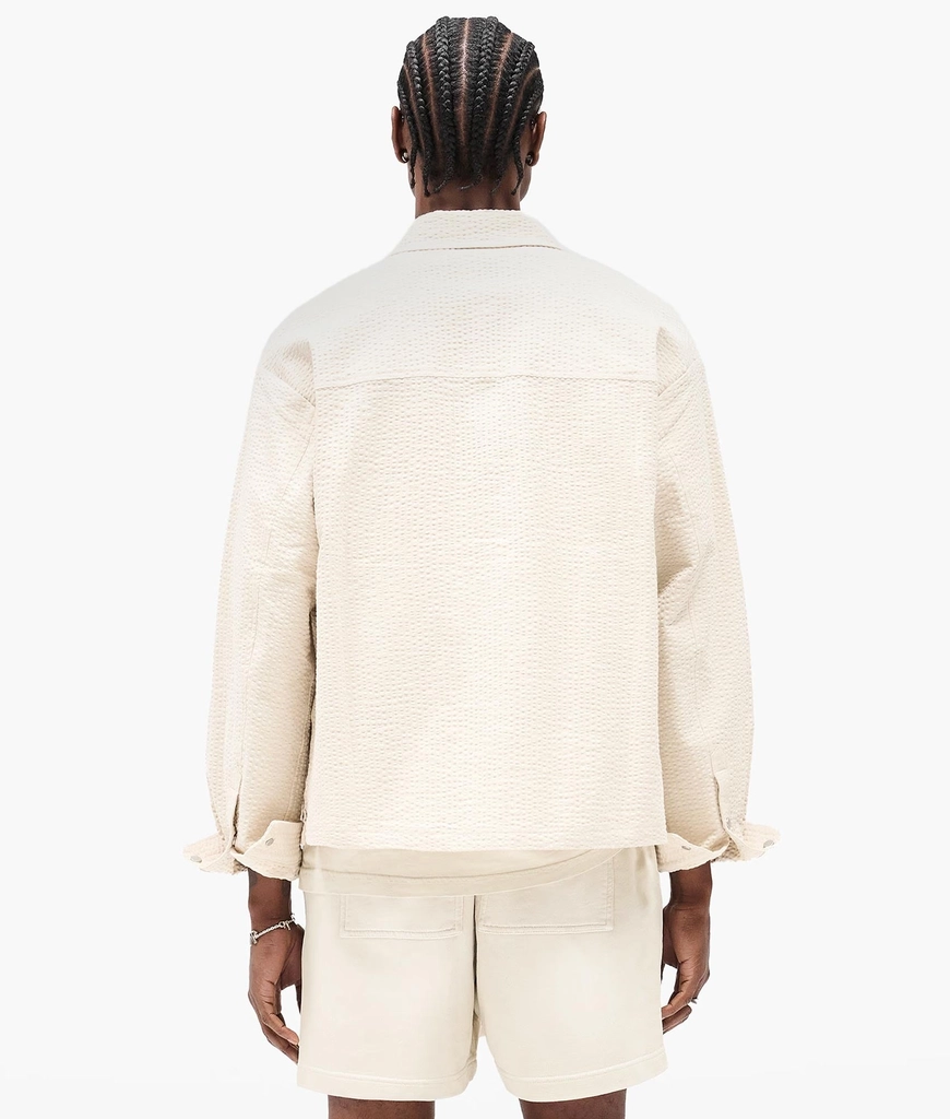 Represent Mens Textured Long Sleeve Shirt