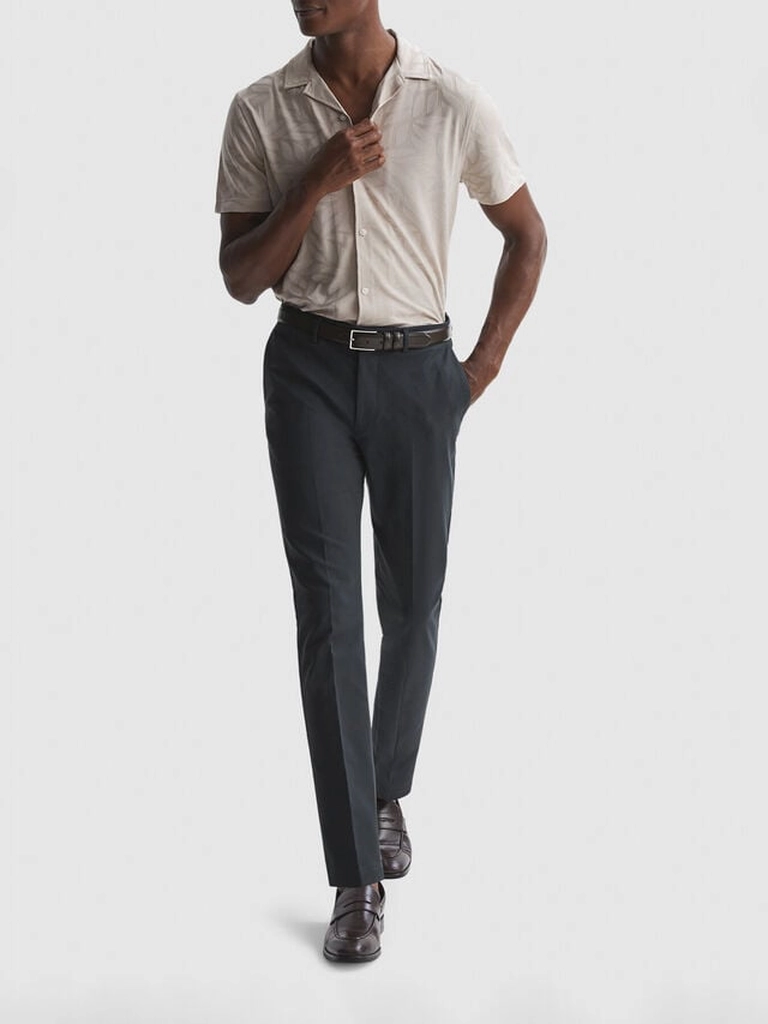 REISS Men's Eastbury Slim Fit Chinos - Size 28R Grey