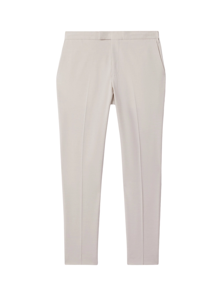REISS Men's Found Relaxed Drawstring Trousers - Size 32 Beige