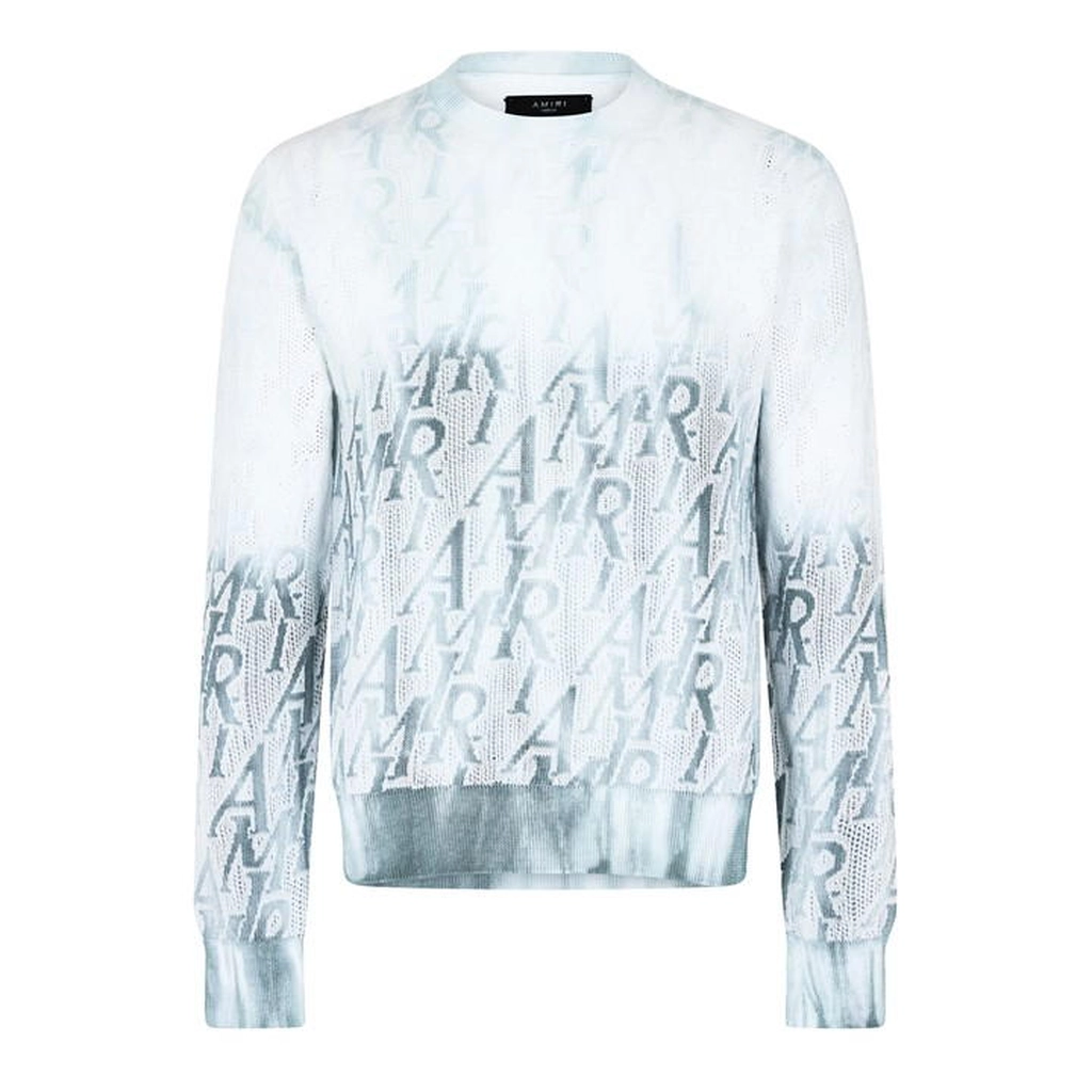 AMIRI All-Over Logo Jumper - Blue