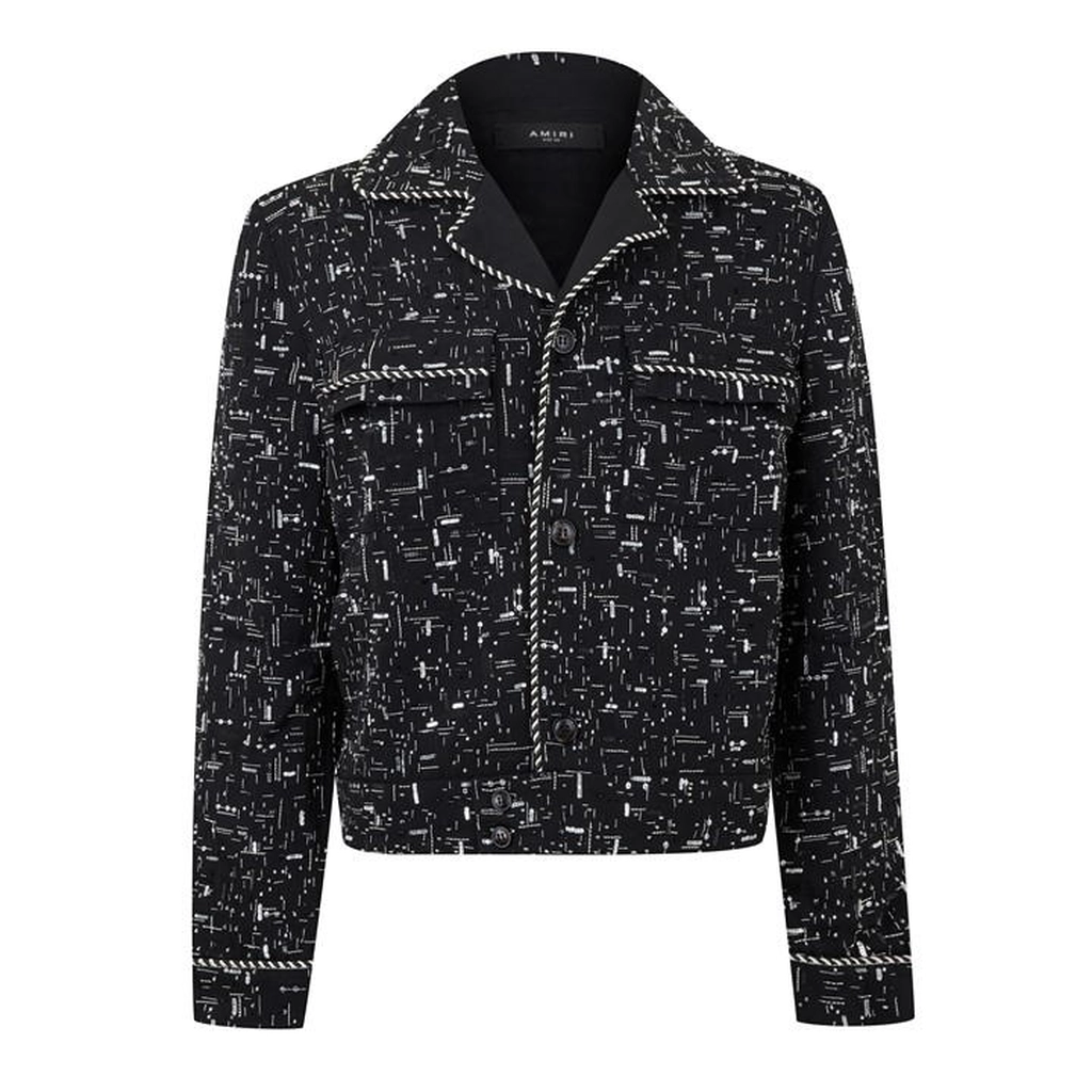 AMIRI Fleck Cadet Jacket - Black