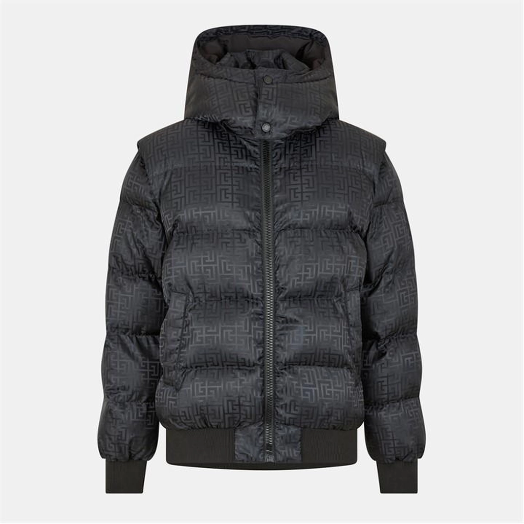 Balmain Mono Puffer - Black