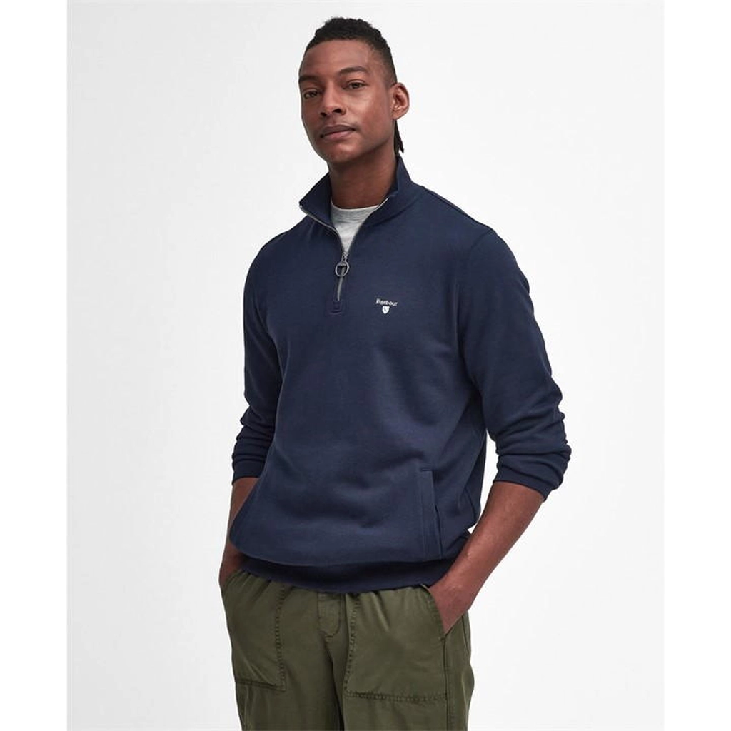 Barbour Beckhill Half-Zip Sweatshirt - Blue