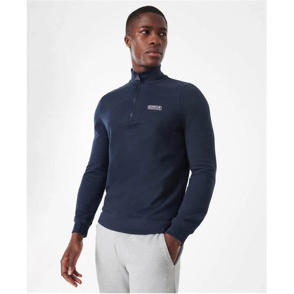 Barbour Essential Half-Zip Sweatshirt - Blue