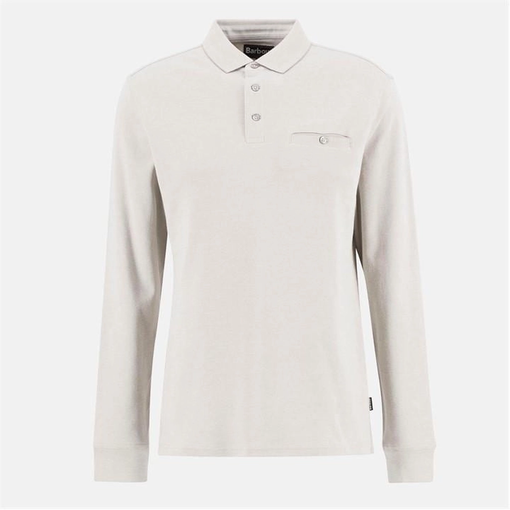 Barbour Farmwell Tailored Long-Sleeved Polo Shirt - Multi