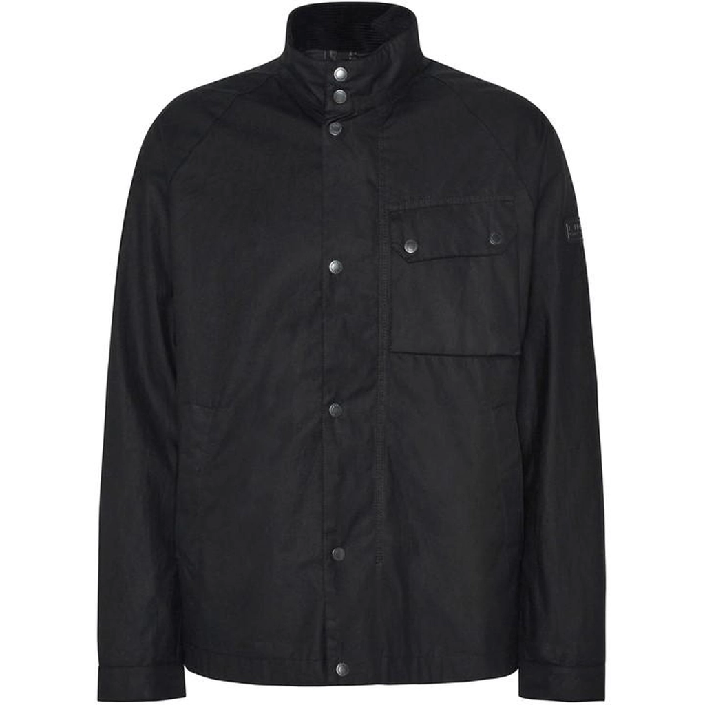 Barbour Lexton Waxed Jacket - Black