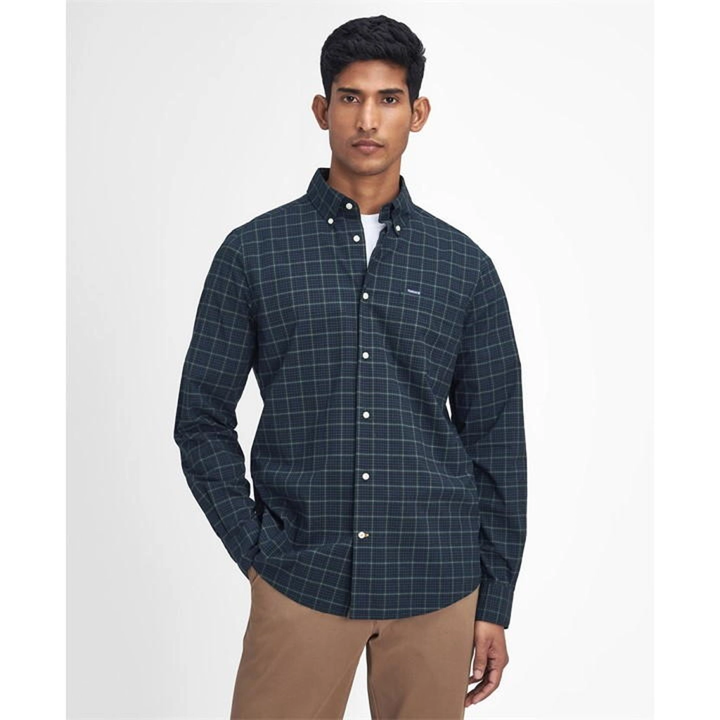 Barbour Lomond Tailored Fit Shirt - Green