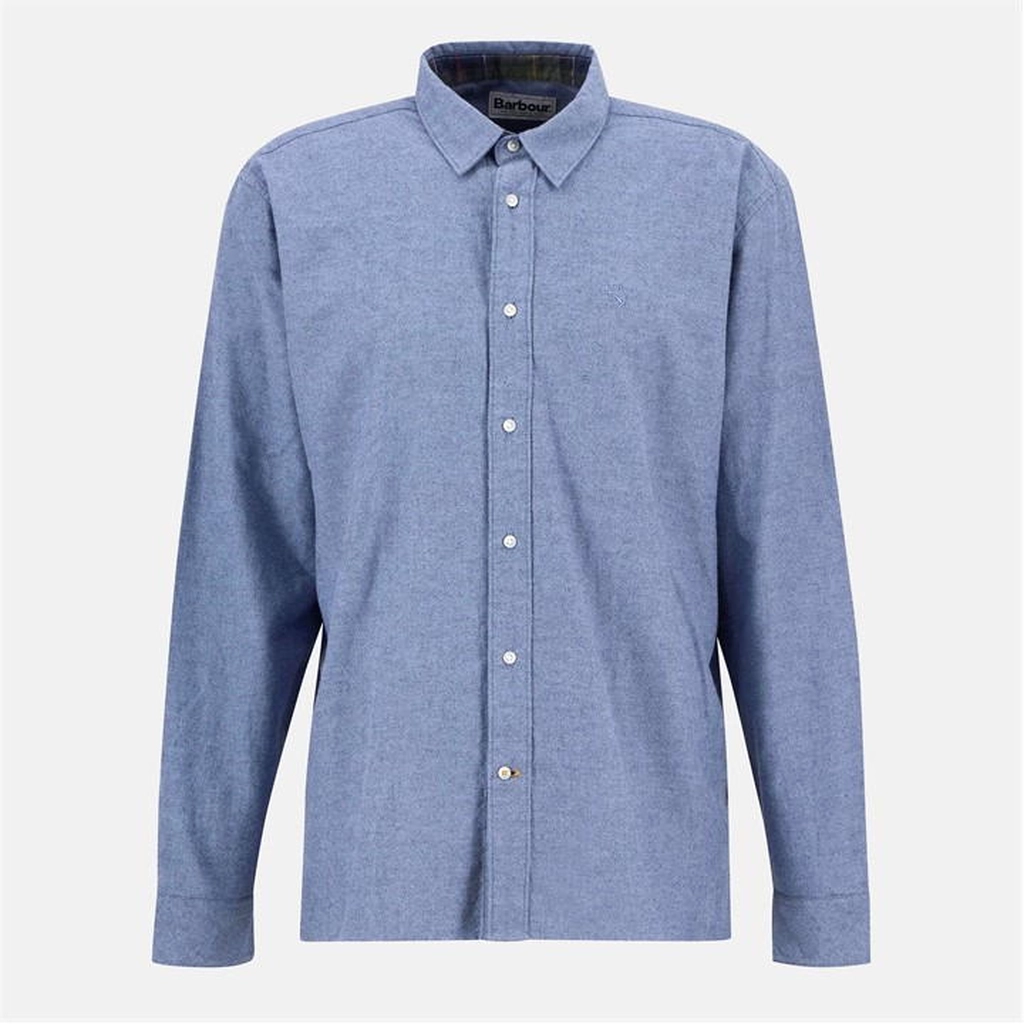 Barbour Sealane Relaxed Long-Sleeved Shirt - Blue