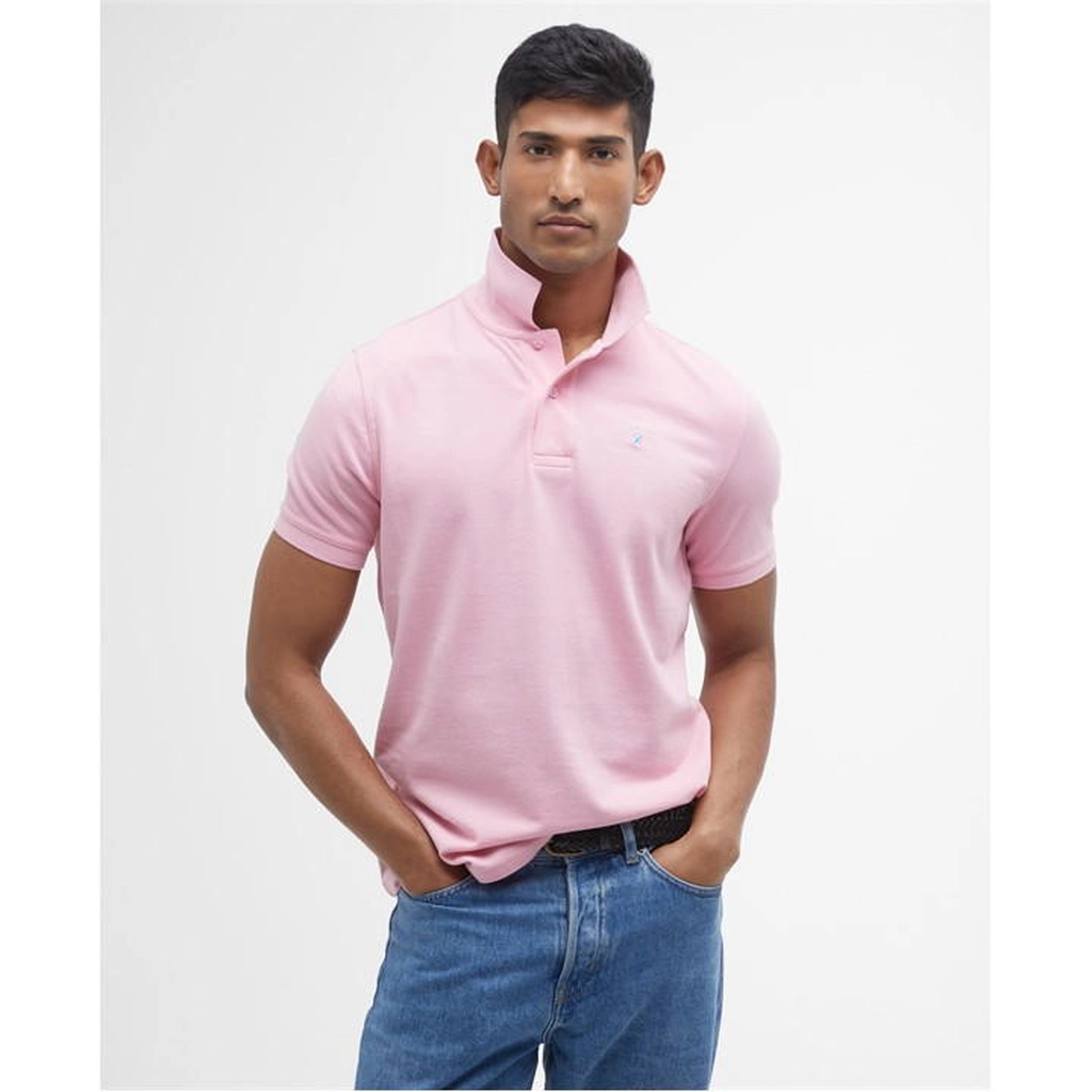 Barbour Sports Polo Shirt - Pink