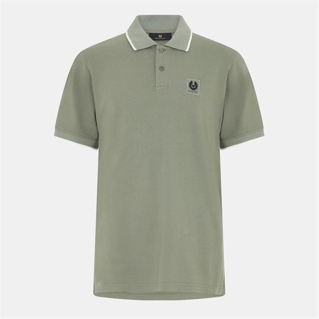 Belstaff Tipped Polo Shirt - Green