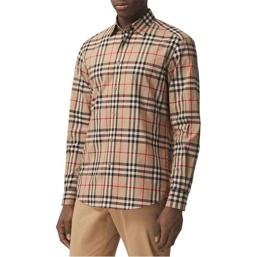 Burberry Caxton Check Shirt - Beige
