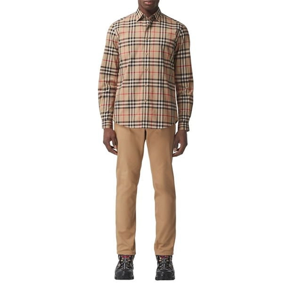 Burberry Caxton Check Shirt - Beige