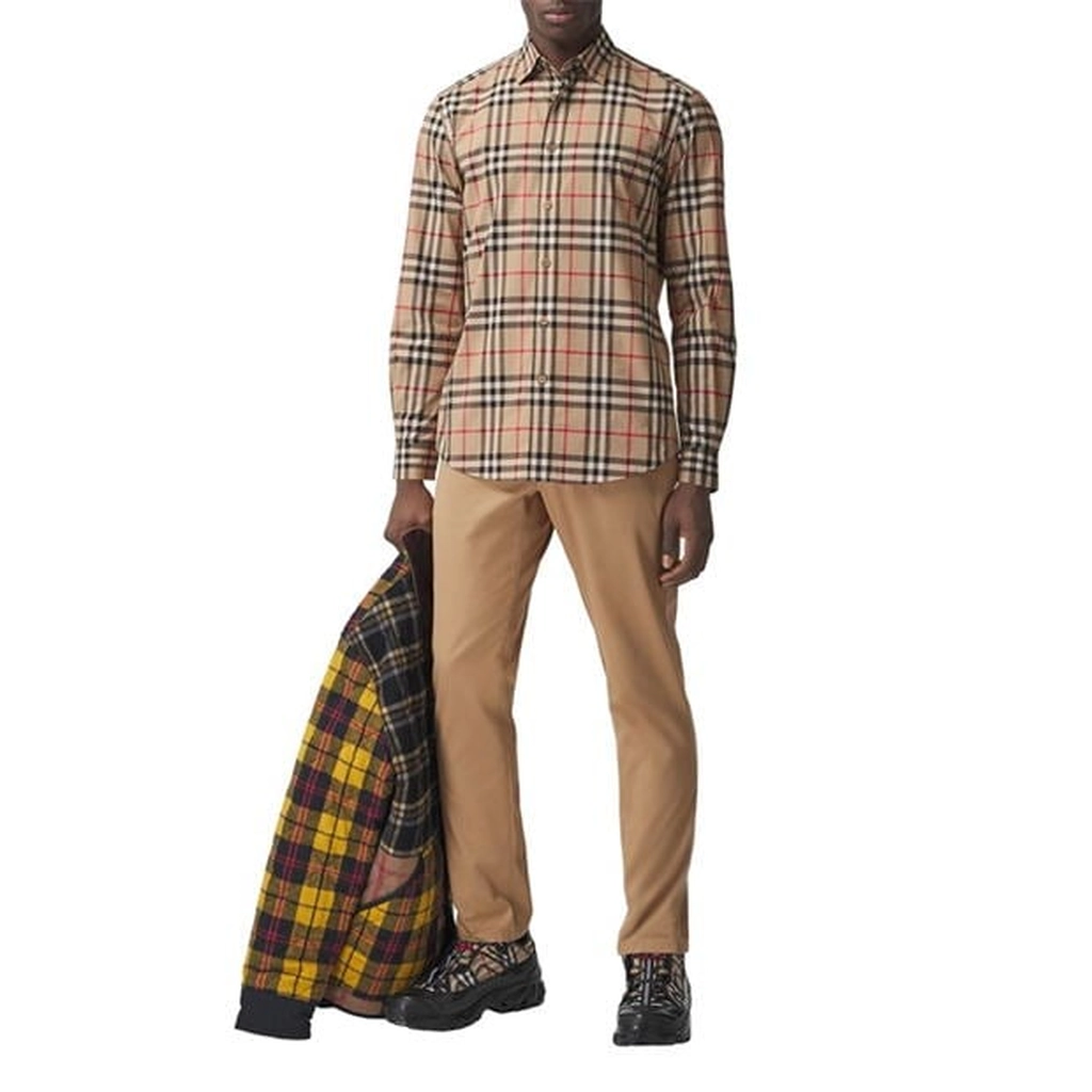 Burberry Caxton Check Shirt - Beige