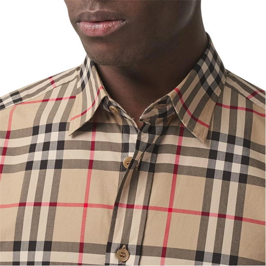 Burberry Caxton Check Shirt - Beige