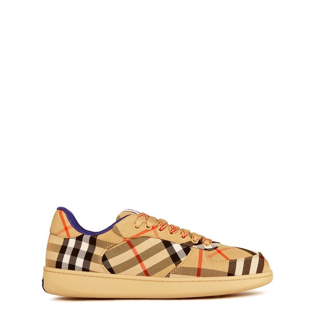 Burberry Check Terrace Sneakers - Beige