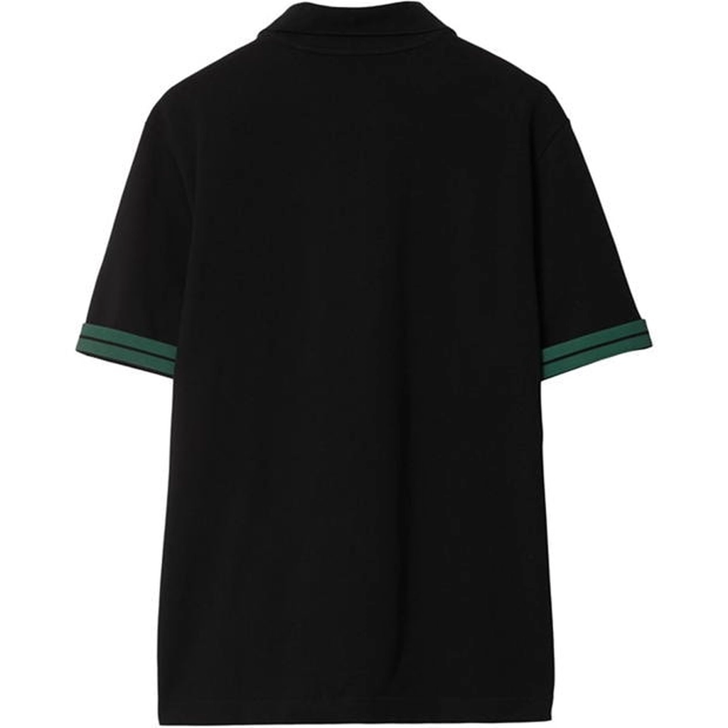 Burberry Cotton Polo Shirt - Black