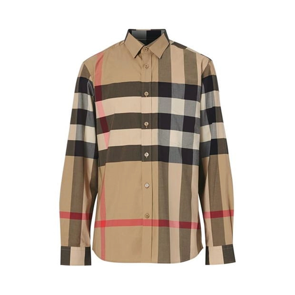 Burberry Somerton Long Sleeved Shirt - Beige