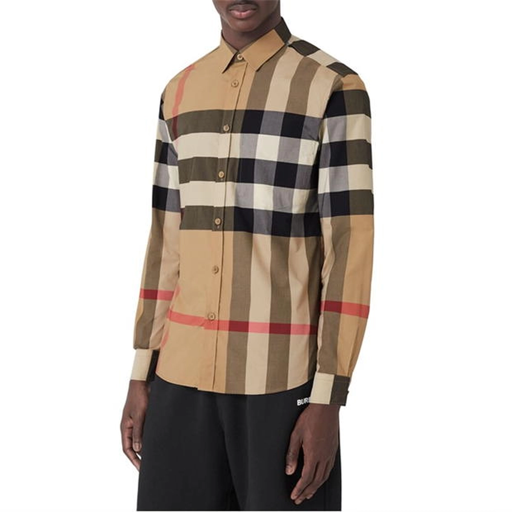 Burberry Somerton Long Sleeved Shirt - Beige