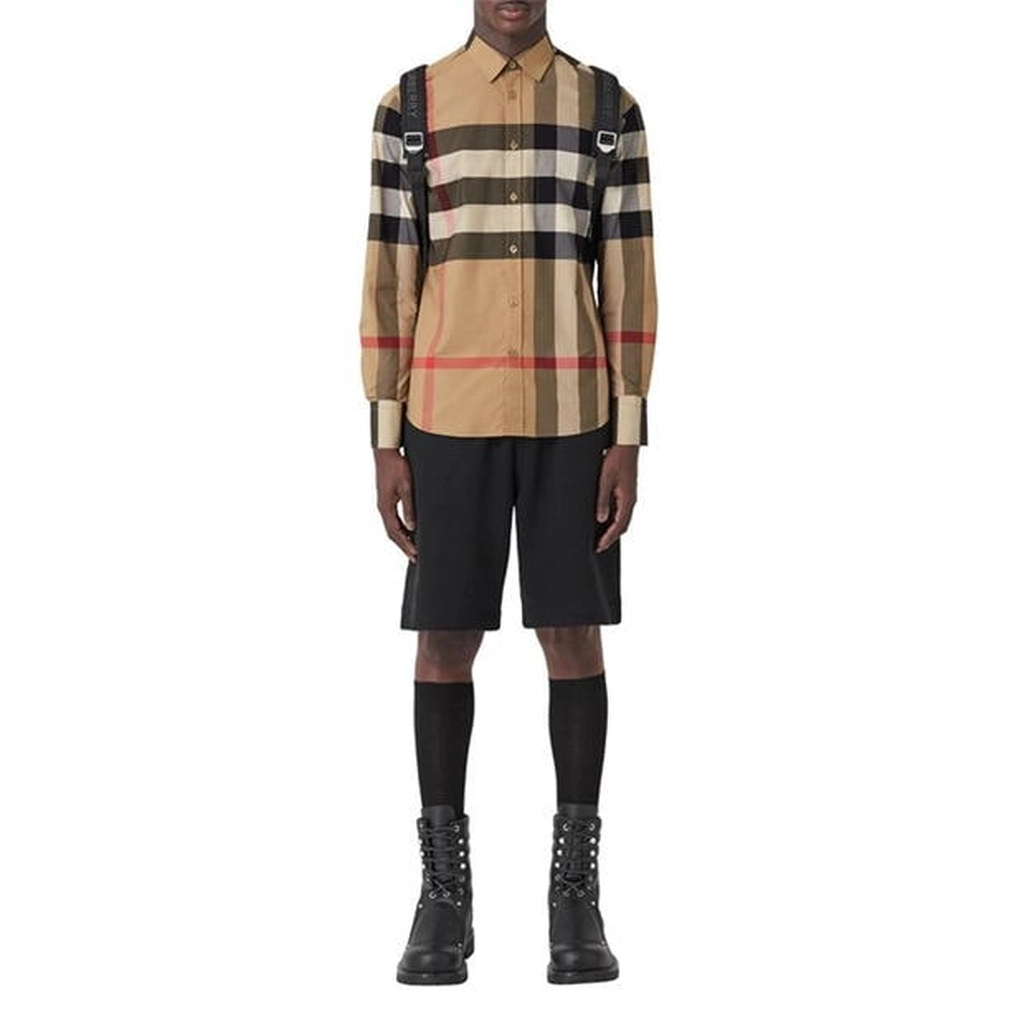 Burberry Somerton Long Sleeved Shirt - Beige