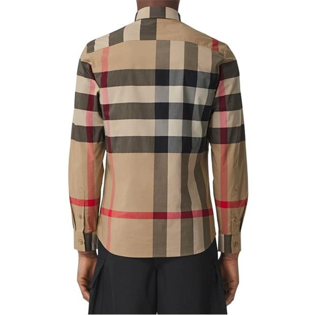 Burberry Somerton Long Sleeved Shirt - Beige