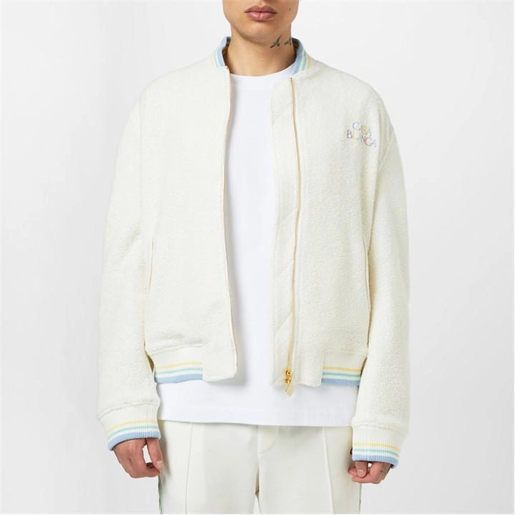 Casablanca Bomber Jacket - Cream