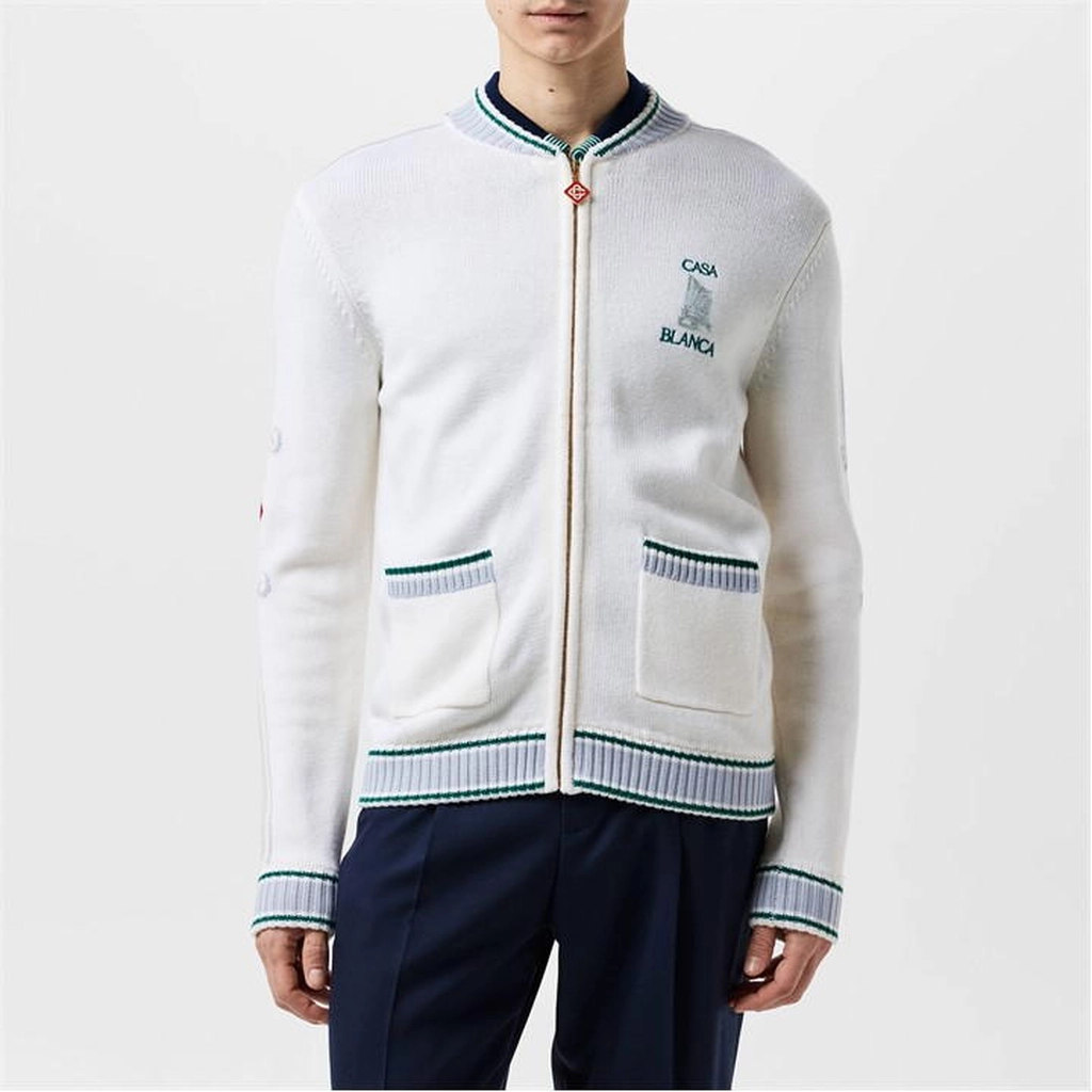Casablanca Casa Club Jacket - Cream