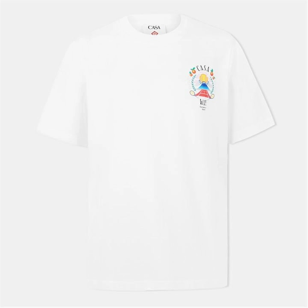 Casablanca Casa Way Mountain T-Shirt - White