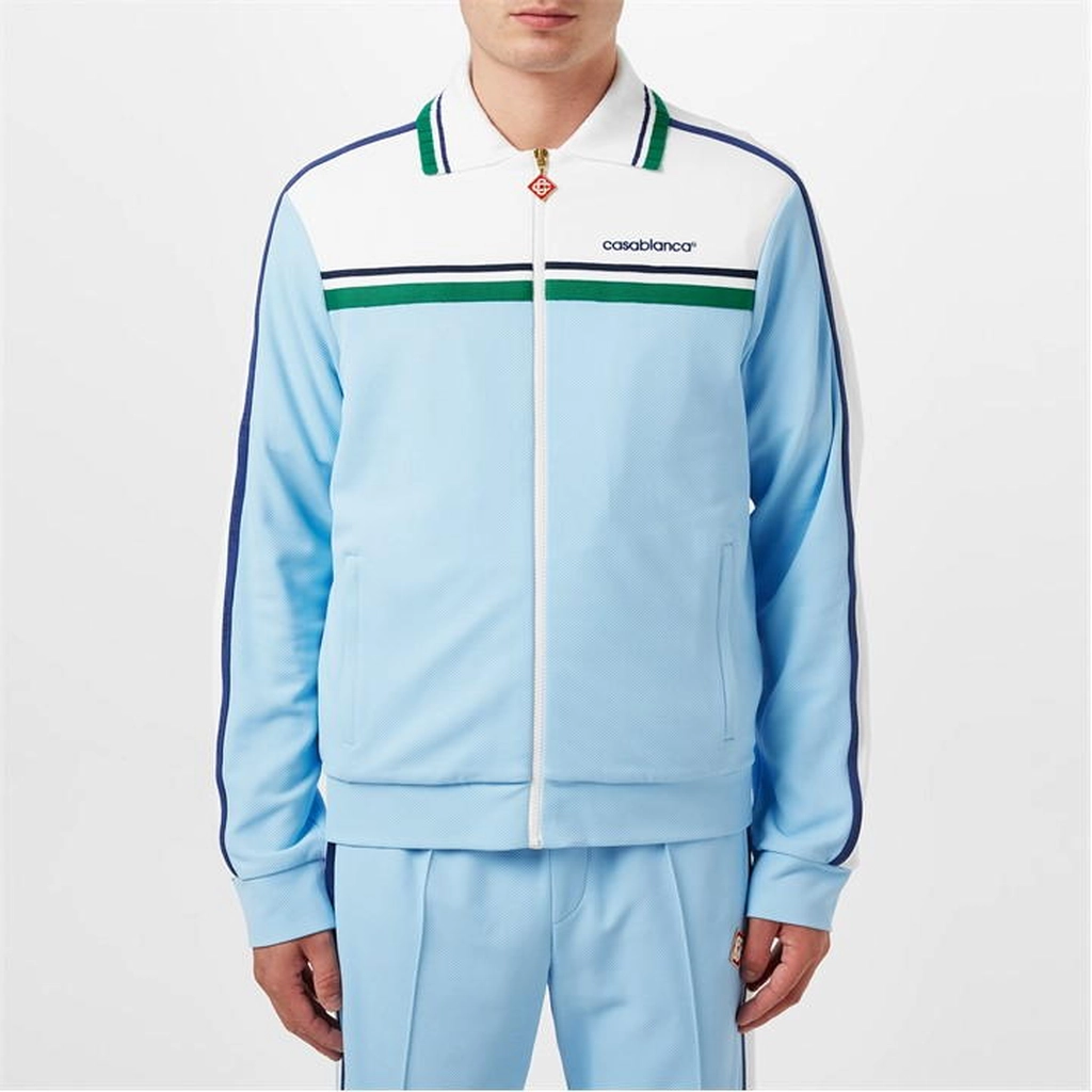 Casablanca Yoke Track Jacket - Blue