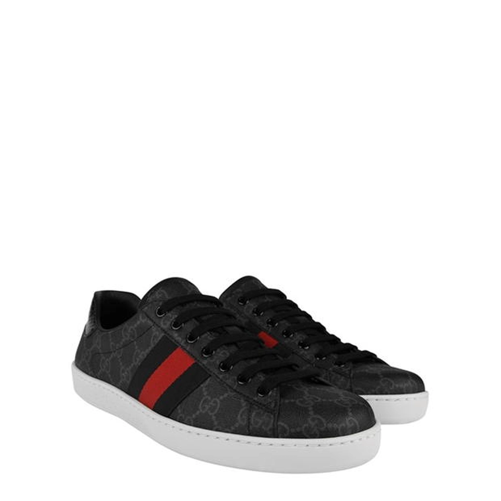 Gucci Ace Gg Supreme Trainers - Black