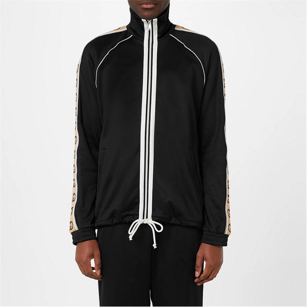 Gucci Ribbon Tracksuit Top - Black